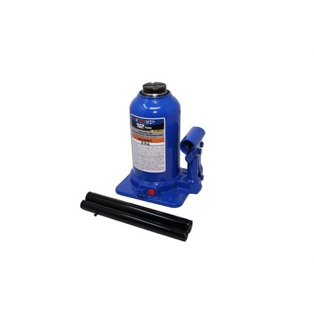 K-TOOL INTERNATIONAL 12-Ton Short Bottle Jack (Welded) KTIXD63214